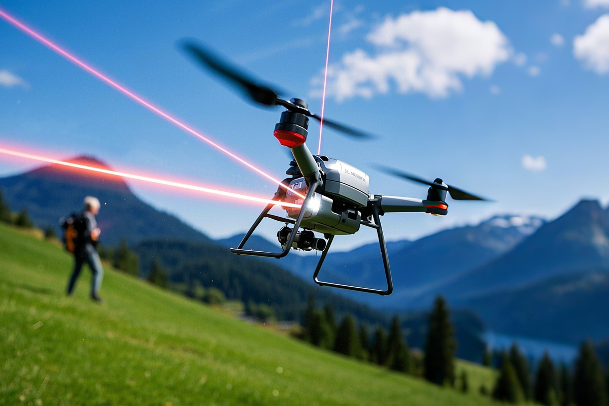 laser rangefinder for uav
