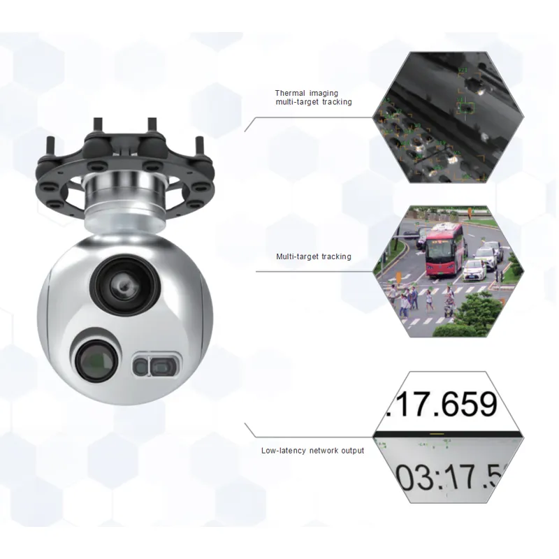 e10tr three axis three frame  gyro stabilized three optical pan tilt features